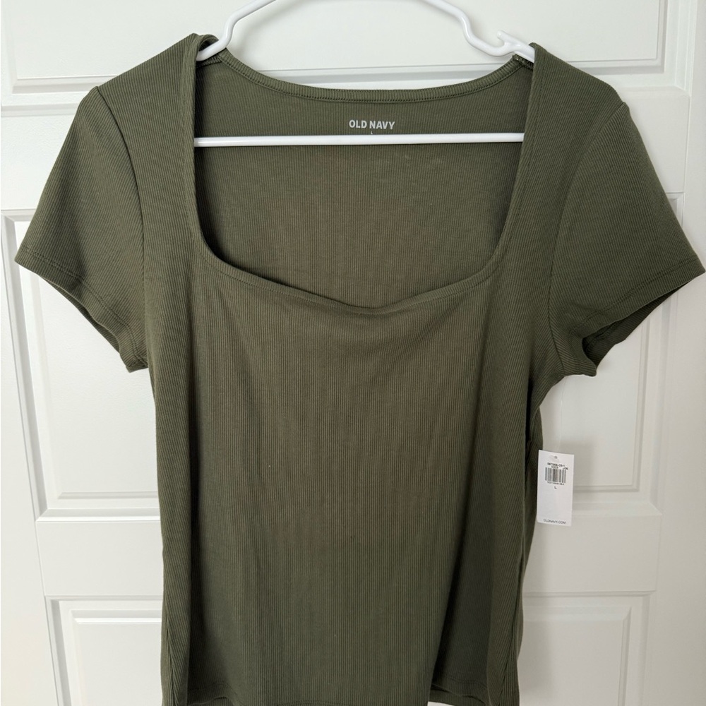 Old Navy Green Short Sleeve Tee - Women